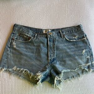 AGOLDE Parker Long Vintage Jean Shorts